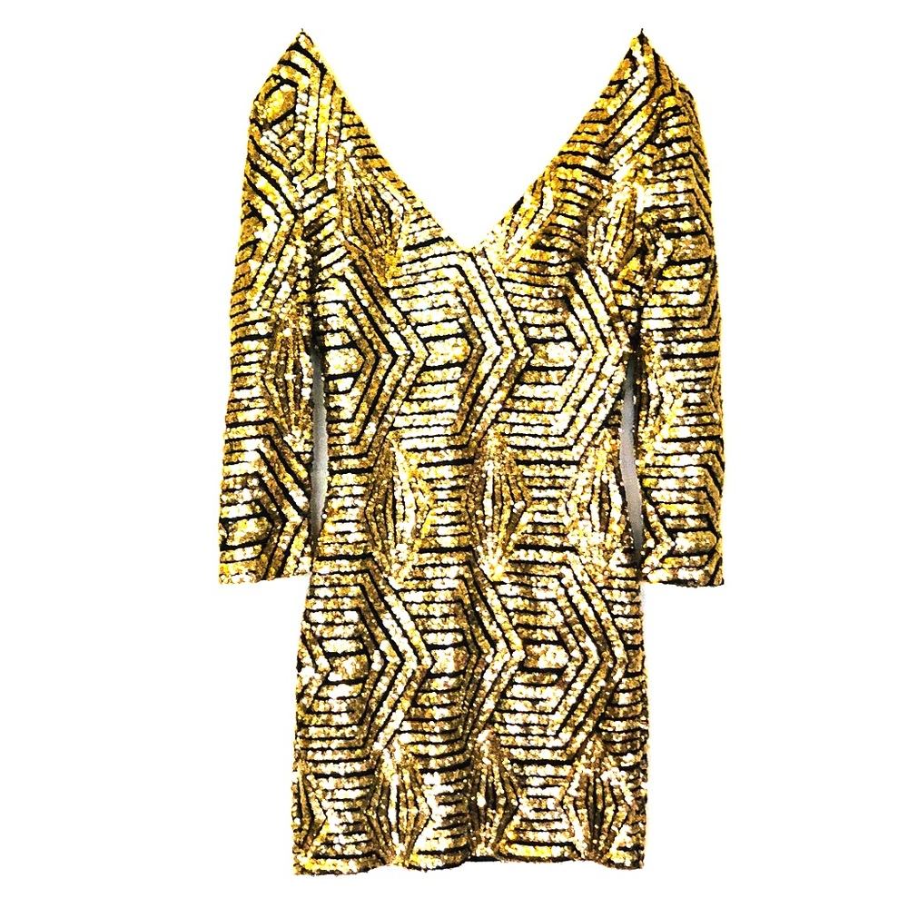 Akira Chicago Black Label Sequin Dress